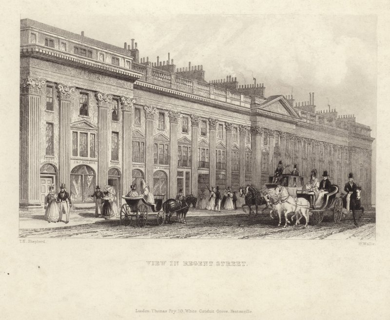 Regent Street da Thomas Hosmer Shepherd