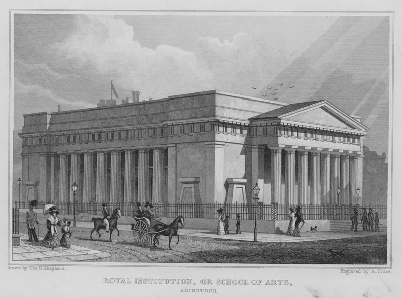 Istituto Reale, o Scuola delle Arti, Edimburgo da Thomas Hosmer Shepherd