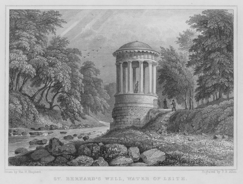 Pozzo di San Bernardo, Water of Leith da Thomas Hosmer Shepherd