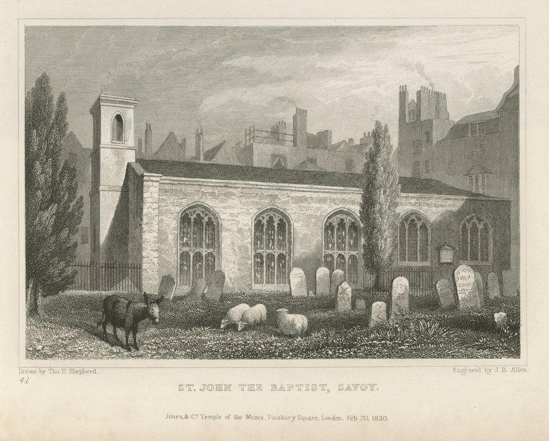 San Giovanni Battista, Savoia da Thomas Hosmer Shepherd