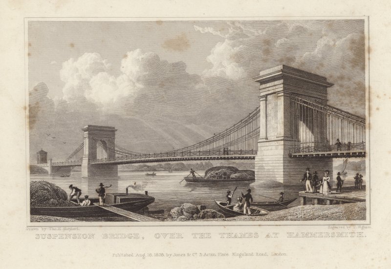 Ponte sospeso da Thomas Hosmer Shepherd