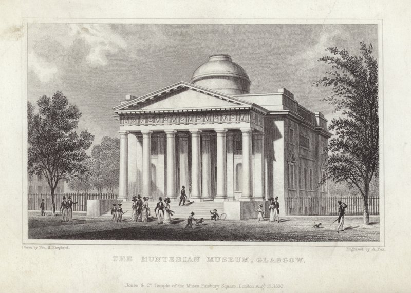 Il Museo Hunterian, Glasgow da Thomas Hosmer Shepherd