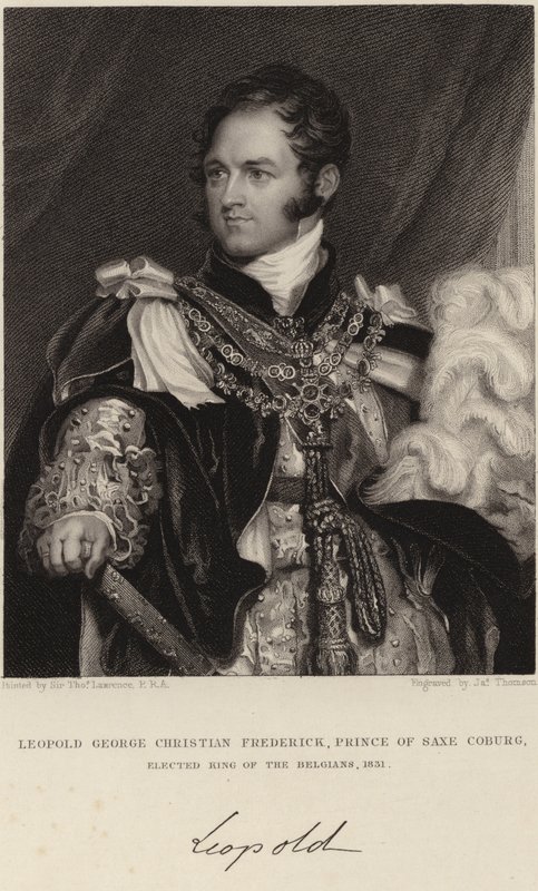 Re Leopoldo I del Belgio da Thomas Lawrence