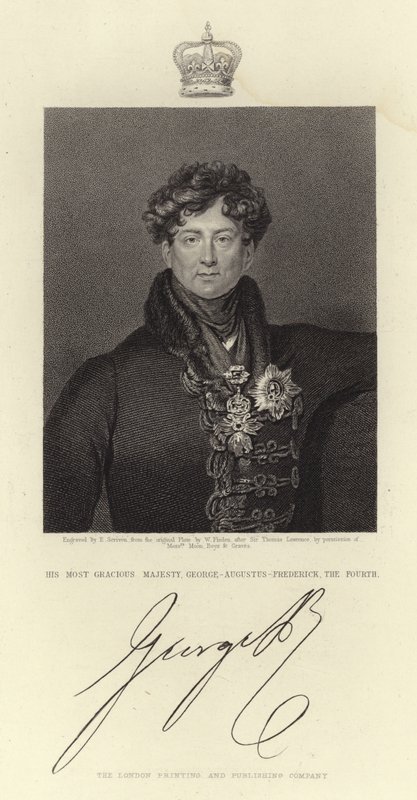 Ritratto di Re Giorgio IV da Thomas Lawrence