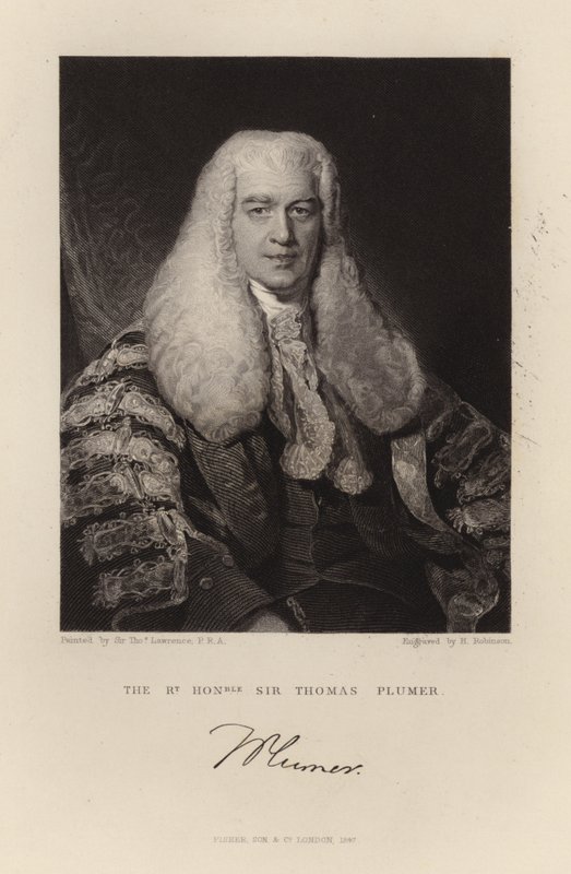 Sir Thomas Plumer da Thomas Lawrence