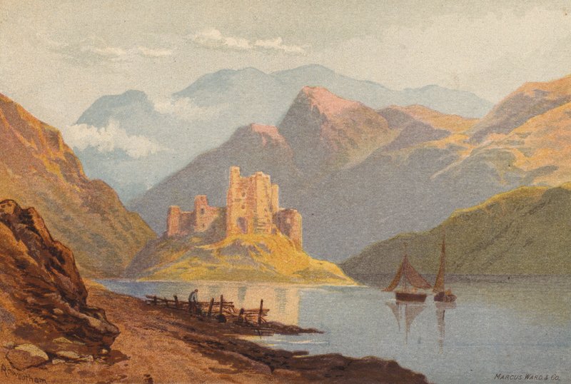 Scozia, Castello di Eilan-Donan da Thomas Leeson the Elder Rowbotham