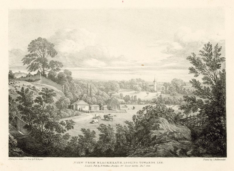 Vista da Blackheath verso Lee, Londra da Thomas Mann Baynes
