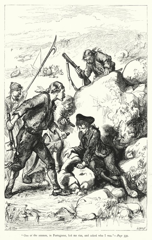 Illustrazione per I viaggi di Gulliver di Jonathan Swift da Thomas Morten