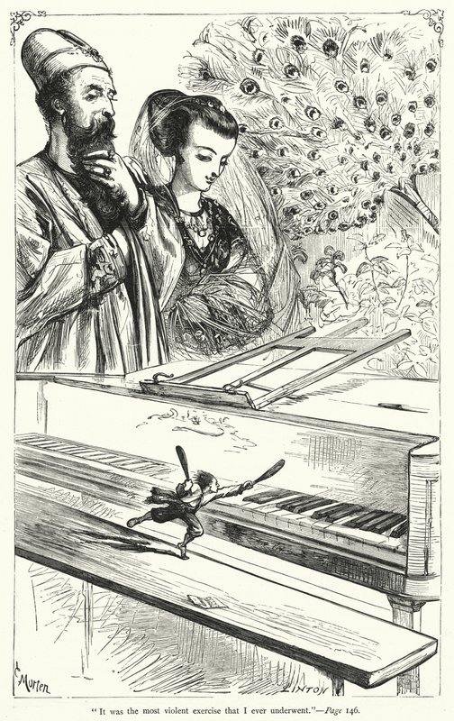 Illustrazione per I viaggi di Gulliver di Jonathan Swift da Thomas Morten