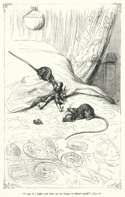 Illustrazione per I viaggi di Gulliver di Jonathan Swift da Thomas Morten