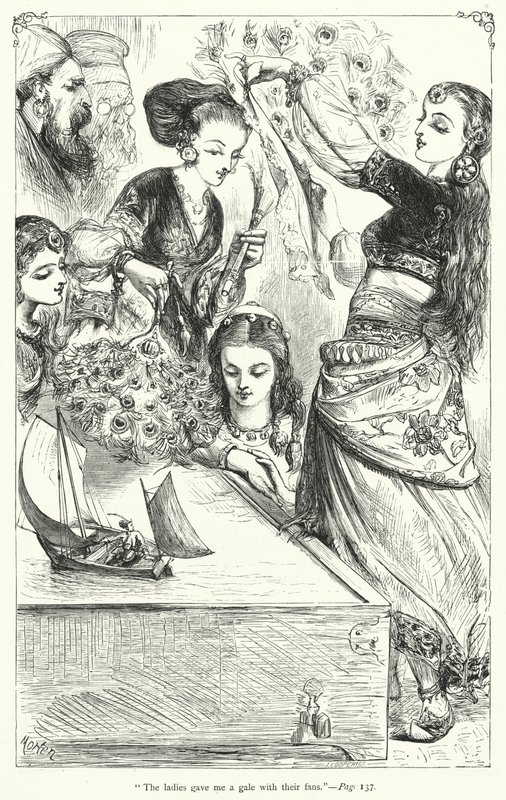 Illustrazione per I Viaggi di Gulliver di Jonathan Swift da Thomas Morten