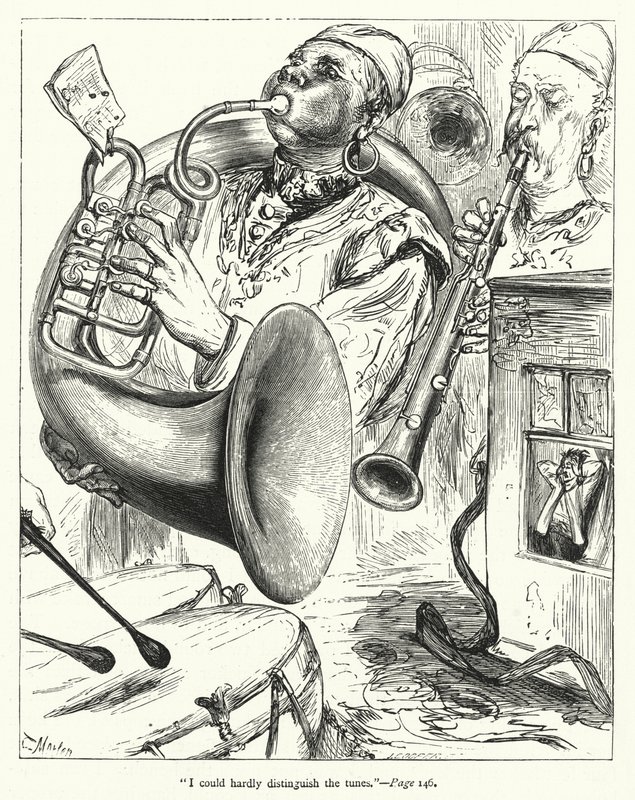 Illustrazione per I Viaggi di Gulliver di Jonathan Swift da Thomas Morten