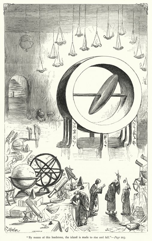 Illustrazione per I Viaggi di Gulliver di Jonathan Swift da Thomas Morten