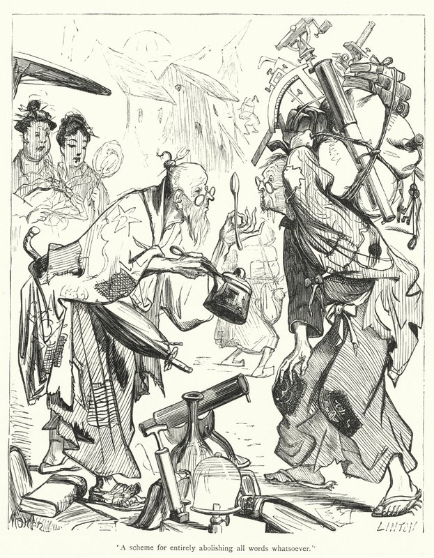 Illustrazione per I Viaggi di Gulliver di Jonathan Swift da Thomas Morten
