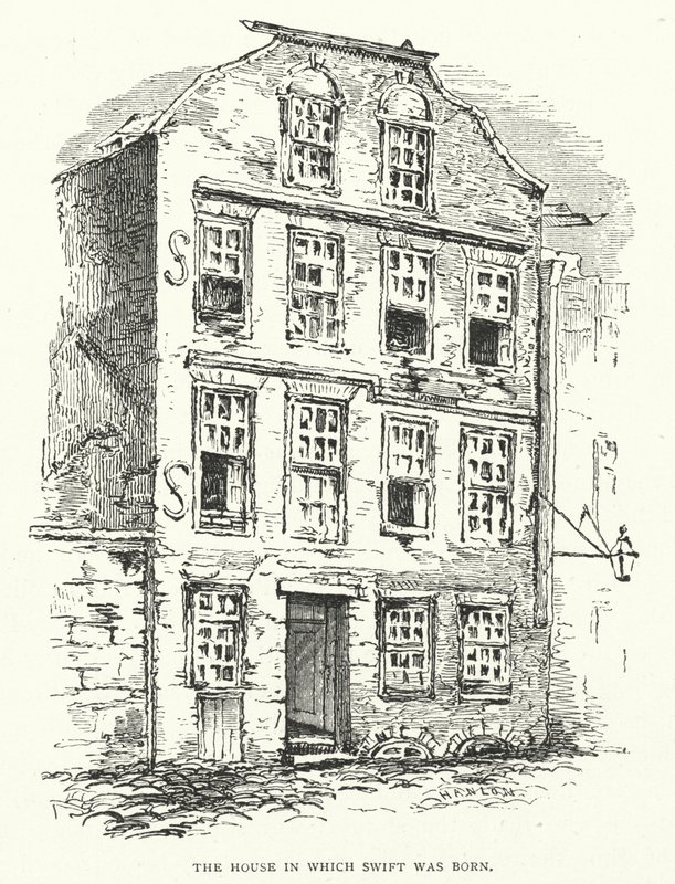 Illustrazione per la vita di Jonathan Swift da Thomas Morten