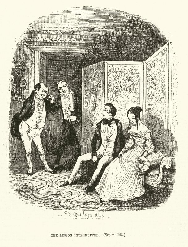 Illustrazione per Valentine Vox (incisione) da Thomas Onwhyn
