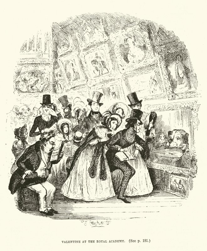 Illustrazione per Valentine Vox da Thomas Onwhyn