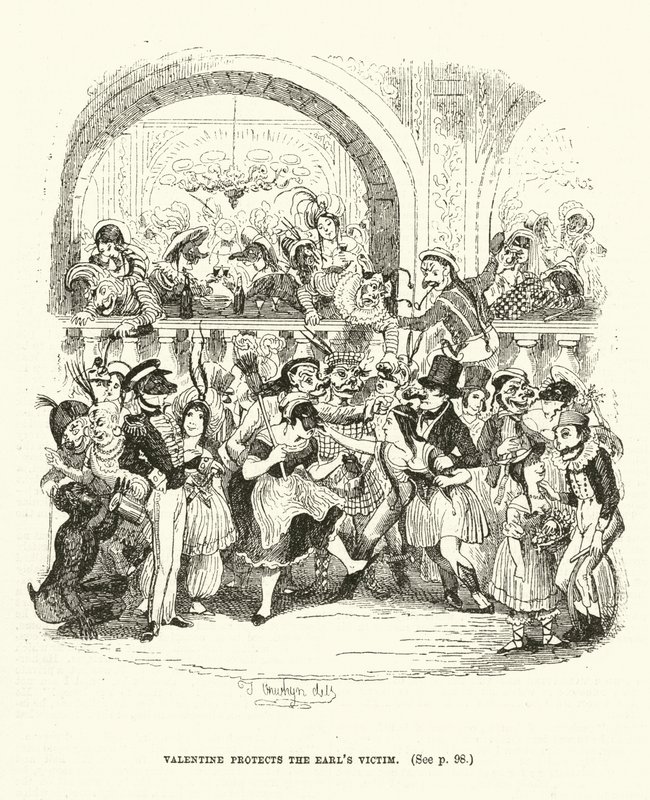 Illustrazione per Valentine Vox da Thomas Onwhyn