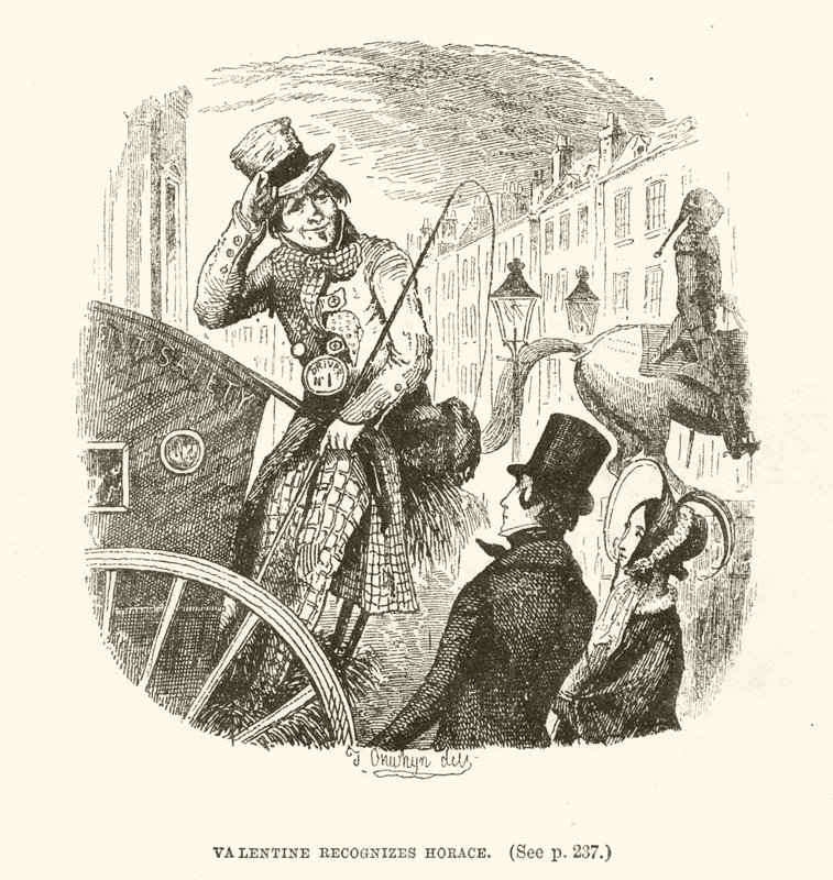 Illustrazione per Valentine Vox da Thomas Onwhyn