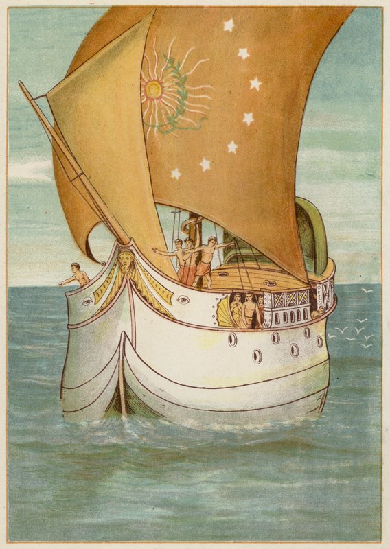 Perseo e la sua sposa in navigazione verso Serifo da Thomas Ralph Spence
