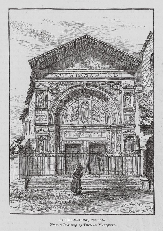 San Bernardino, Perugia da Thomas Robert Macquoid