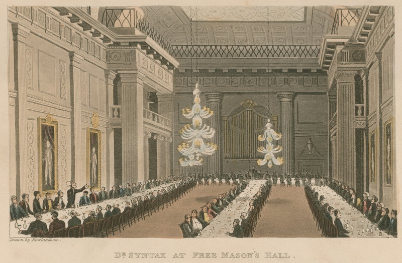 Il dottor Syntax alla Freemason