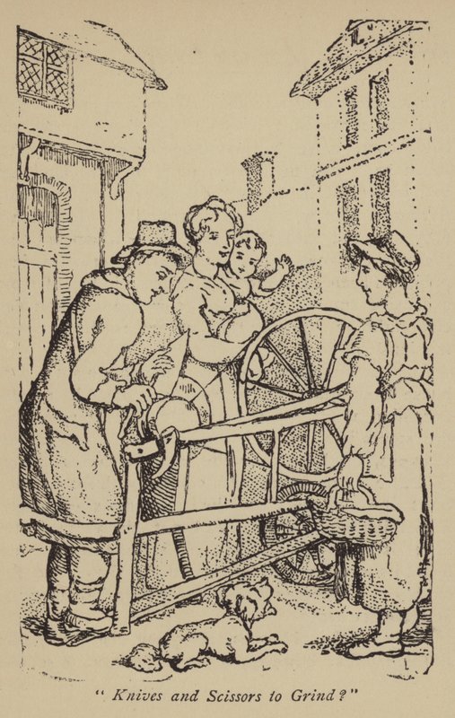 Coltelli e forbici da affilare? da Thomas Rowlandson