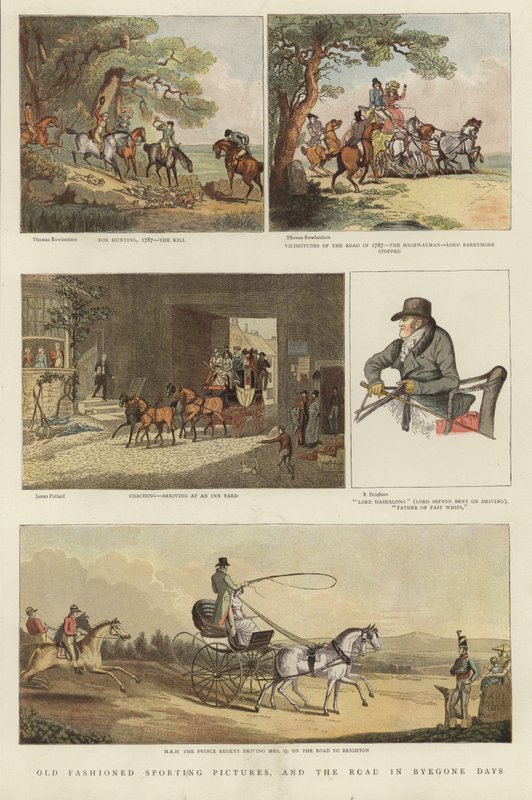 Serie di illustrazioni equestri da Thomas Rowlandson