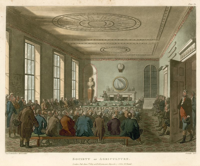 Società di Agricoltura da Thomas Rowlandson