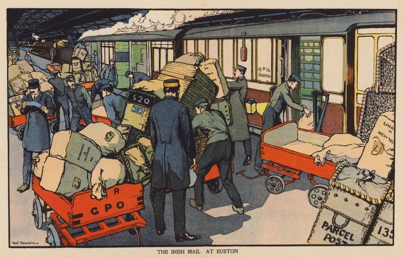 Il treno postale irlandese a Euston da Thomas Somerfield