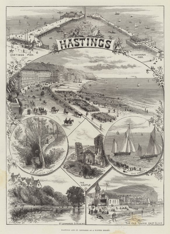 Hastings e St Leonards come località invernale da Thomas Sulman