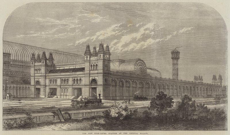 La nuova stazione ad alto livello al Crystal Palace da Thomas Sulman