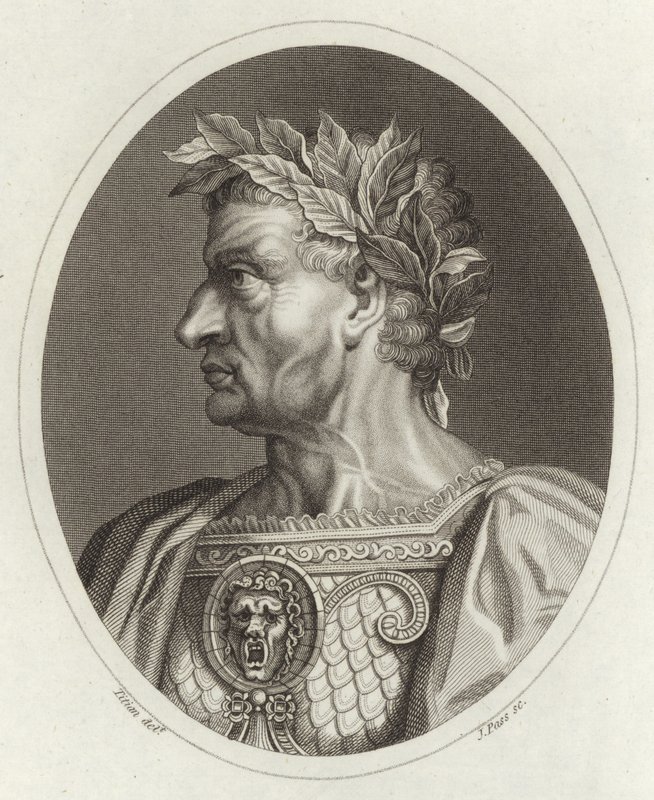 Galba Cesare, imperatore romano da Tiziano Vecelli