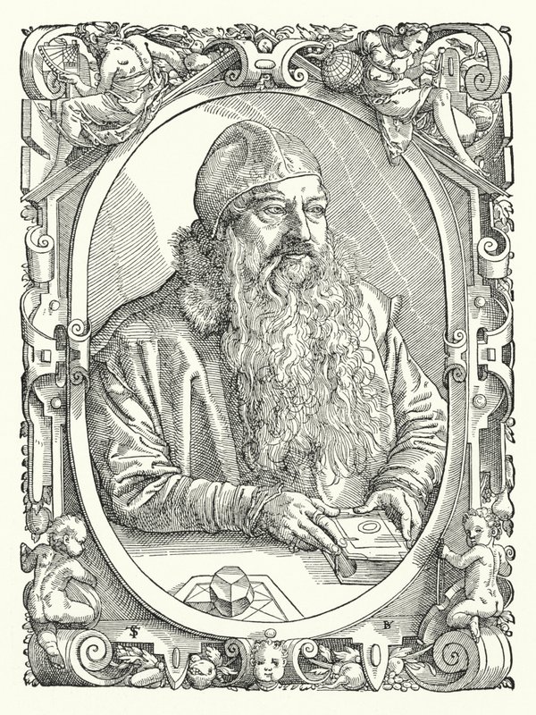Stephan Brechtl, matematico tedesco del XVI secolo da Tobias Stimmer