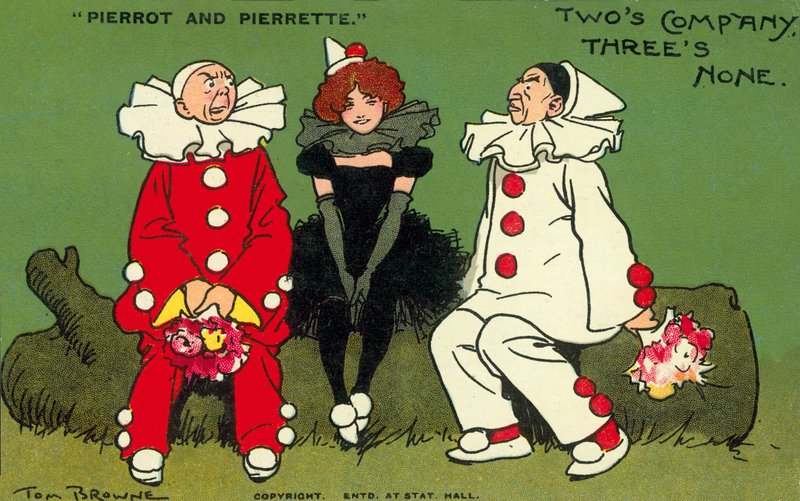 Pierrot e Pierrette da Tom Browne