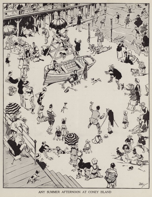 Un pomeriggio estivo a Coney Island da Tony Sarg