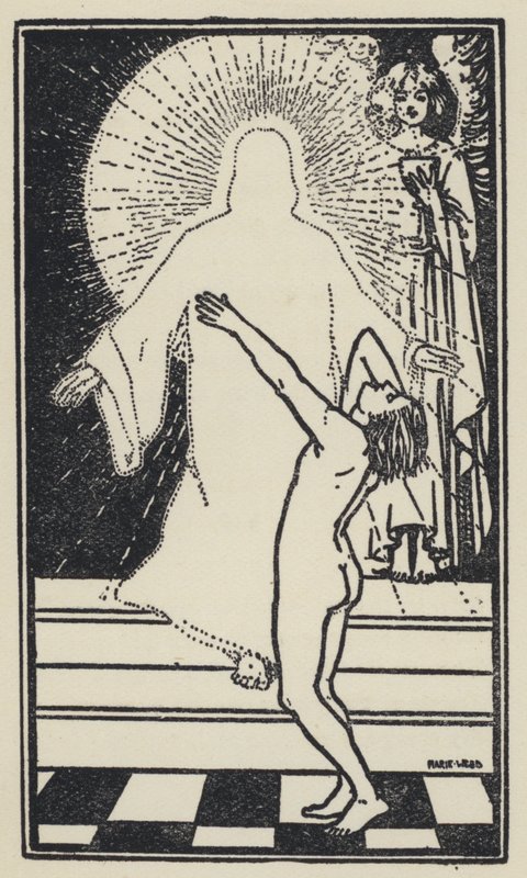 Illustrazione per Il sogno di Geronzio del Cardinale Newman da Unbekannt Unbekannt