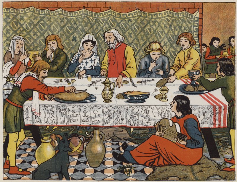 Cena medievale da Unbekannt Unbekannt