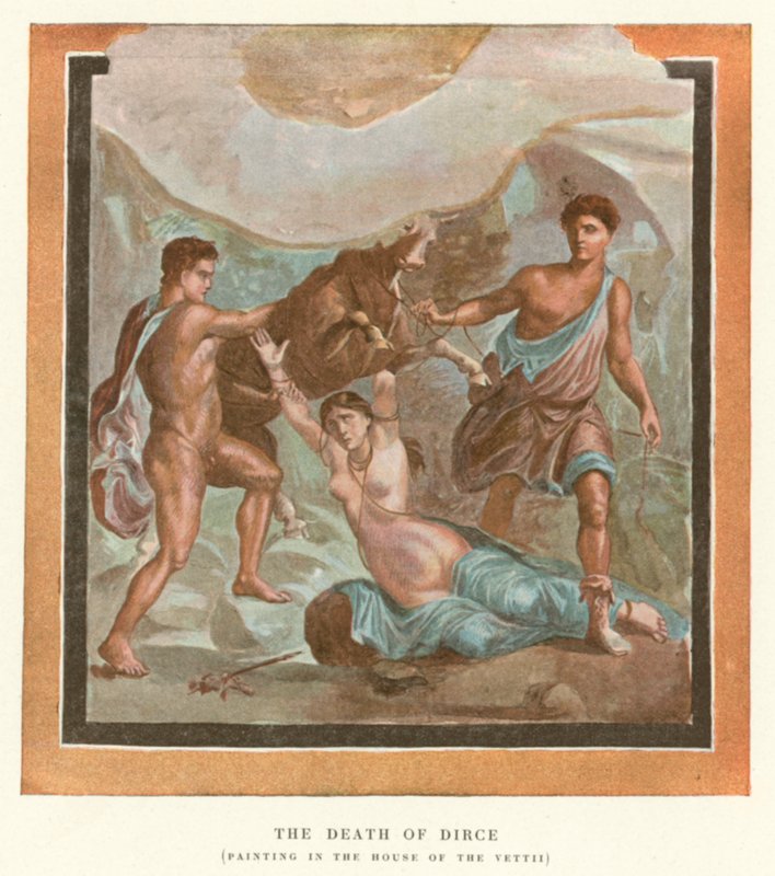 La morte di Dirce da Unbekannt Unbekannt