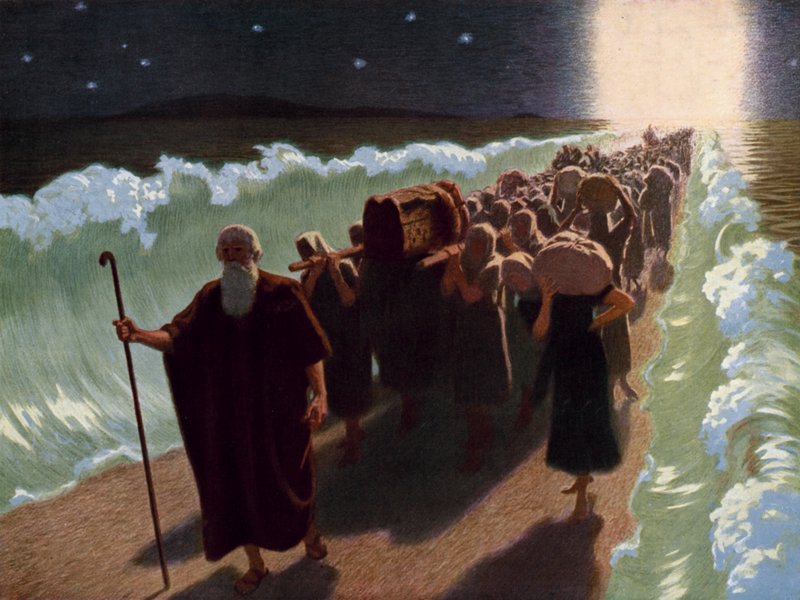 La separazione del Mar Rosso da Unbekannt Unbekannt