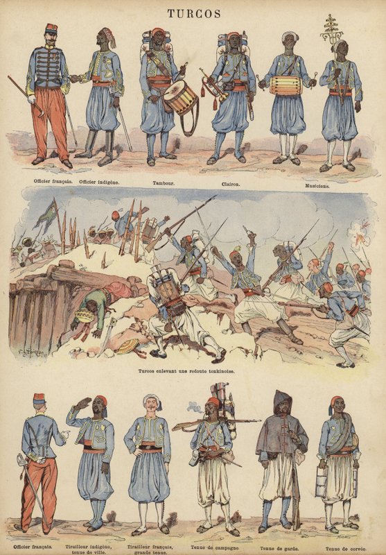 Turcos, soldati coloniali dell