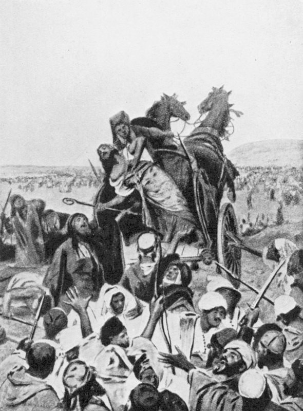La battaglia di Ramoth-Gilead 853 a.C. da Vaclav (1851 1901) (after) Brozik