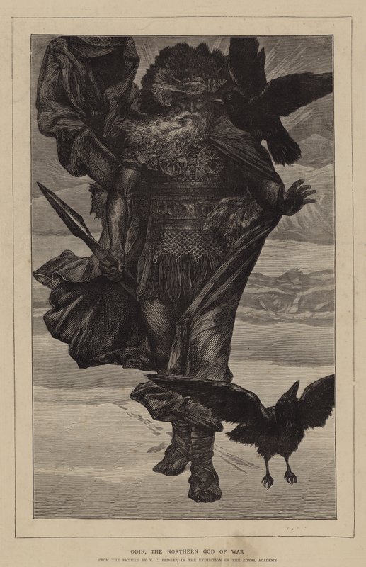Odino, il Dio della Guerra del Nord da Valentine Cameron Prinsep