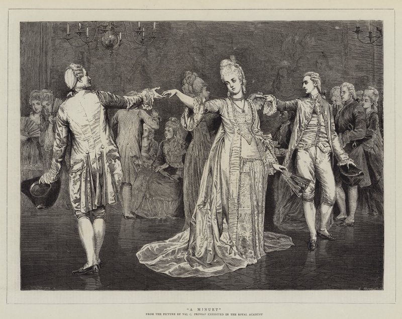 Un minuetto da Valentine Cameron Prinsep