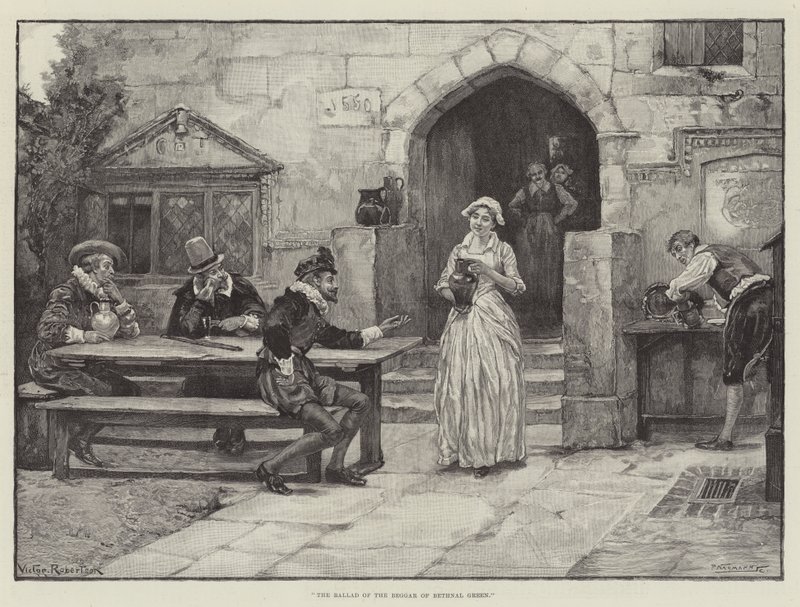 La ballata del mendicante di Bethnal Green da Victor John Robertson