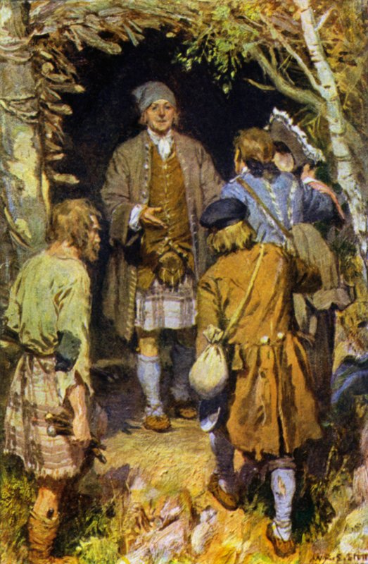 Illustrazione per Kidnapped da W.R.S. (after) Stott