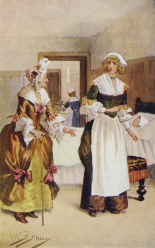 Gertrude affrontò Lady Scrope con guance arrossate e occhi scintillanti da W.S. Stacey