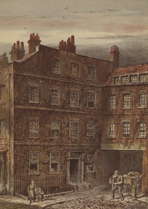 Casa del Dr. Johnson, Gough Square, Fleet Street da Waldo Sargeant