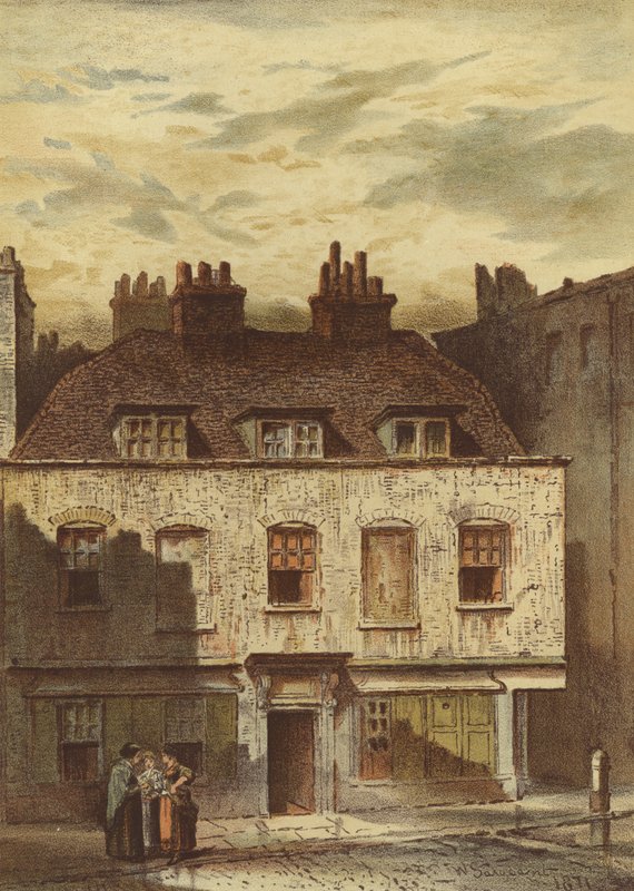 Vecchie case, Dyott Street, Bloomsbury da Waldo Sargeant
