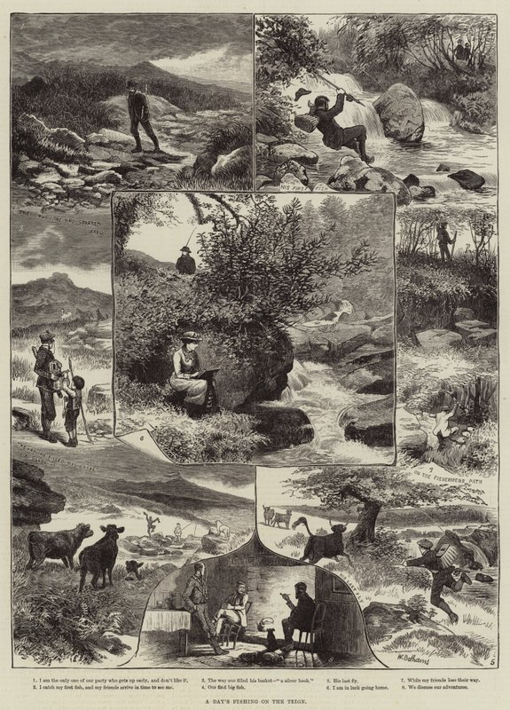 Una giornata di pesca sul Teign da Walter Bothams